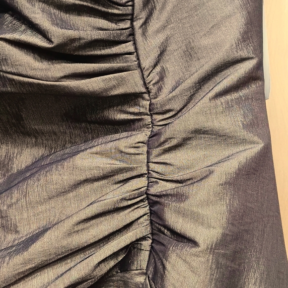 R&M Richard's one shoulder taffeta  short dress size 6 - Picture 5 of 9